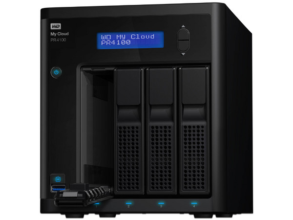 Almacenamiento en la nube personal Western Digital My Cloud Pro PR4100 de 24 TB, Ethernet.