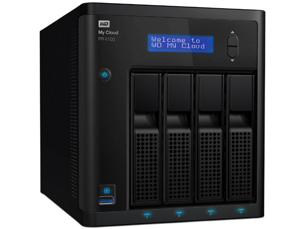 Almacenamiento en la nube personal Western Digital My Cloud Pro PR4100 de 24 TB, Ethernet.