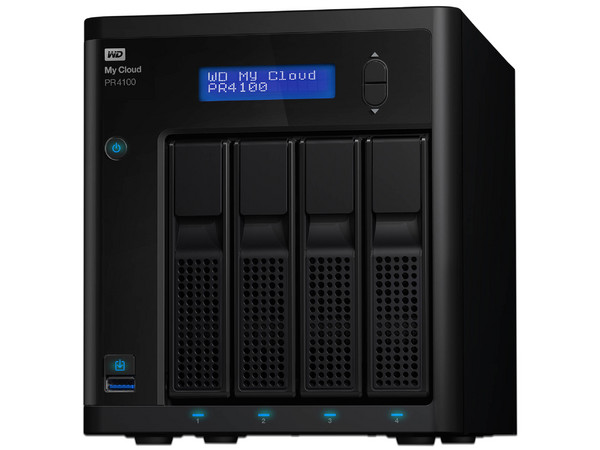 Almacenamiento en la nube personal Western Digital My Cloud Pro PR4100 de 24 TB, Ethernet.