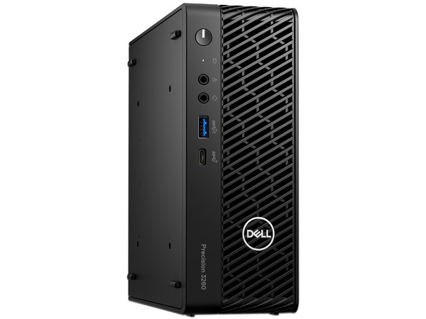 Workstation Dell Precision 3260: 
Procesador Intel Core i7 12700 (hasta 4.90 GHz),  
Memoria de 16GB DDR5, 
SSD M.2 de 256GB,
Video NVIDIA T400,
S.O. Windows 11 Pro (64 Bits).