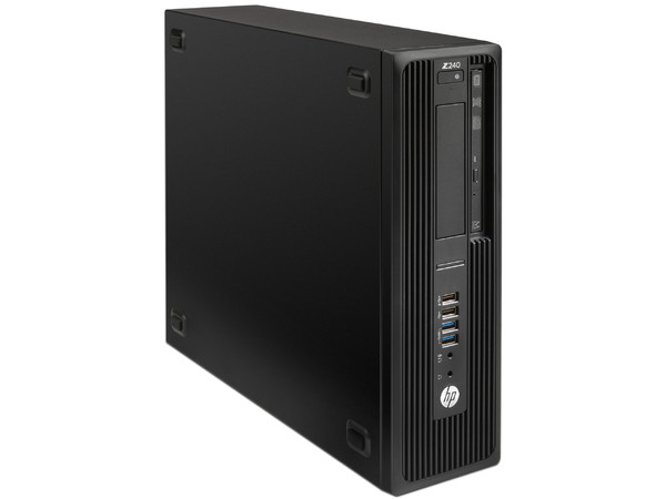 WorkStation HP Z240SFF:
Procesador Intel Xeon E3-1225 v6 (hasta 3.3 GHz),
Memoria de 4 GB DDR4, D.D. de 1 TB,
Video NVIDIA Quadro P400,
Windows 10 Profesional (64 bits).