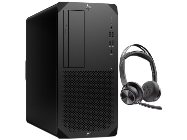 Workstation HP Z2 G9,
Procesador Intel Core i5 12600K (hasta 4.90 GHz),
Memoria RAM de 16GB, 
512GB SSD,
Vídeo NVIDIA T1000 4GB,
Unidad No Incluida,
Windows 10 Pro (64 Bits), Incluye Audífonos Poly Voyager Focus 2.