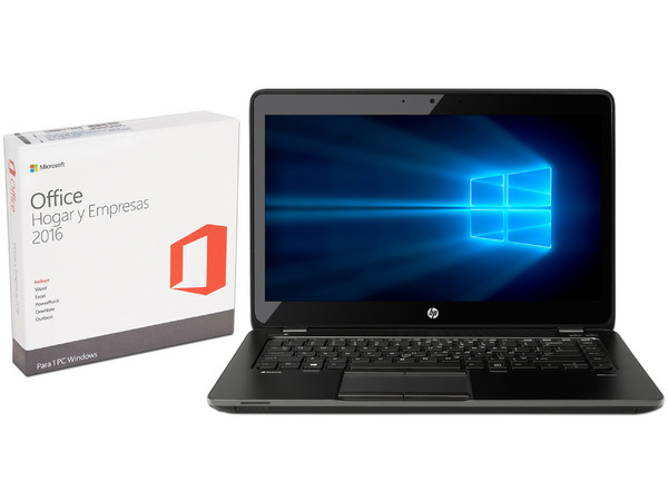 WorkStation HP ZBook 14 G2:
Procesador Intel Core i7-5500U (hasta 3 GHz),
Memoria de 16 GB DDR3L, D.D. de 1 TB,
Video AMD Fire Pro M4150, Pantalla LED de 14