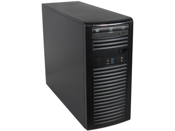 Workstation Super Micro 5039A-iL:
Procesador Intel Xeon E3-1220 v5 (hasta 3.5 GHz),
Memoria RAM 8 GB DDR4, 
Disco Duro 1TB,
DVD±RW,
Red Gigabit,
S.O. No Incluye.