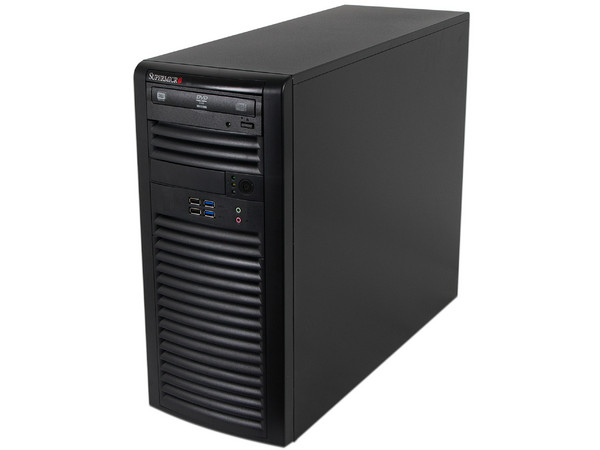 Workstation Super Micro 5039A-iL:
Procesador Intel Xeon E3-1220 v5 (hasta 3.5 GHz),
Memoria RAM 8 GB DDR4, 
Disco Duro 1TB,
DVD±RW,
Red Gigabit,
S.O. No Incluye.
