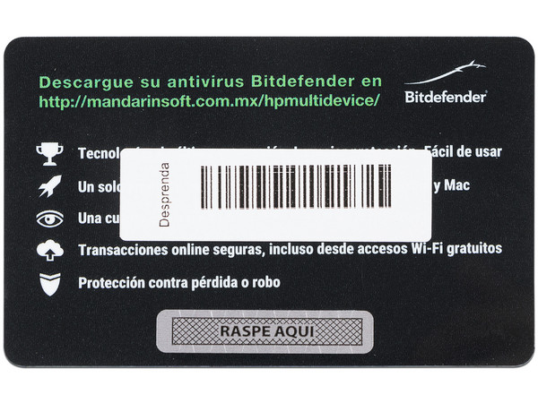 Bitdefender Total Security Multidispositivos 2017, HP Comercial, 1 año.