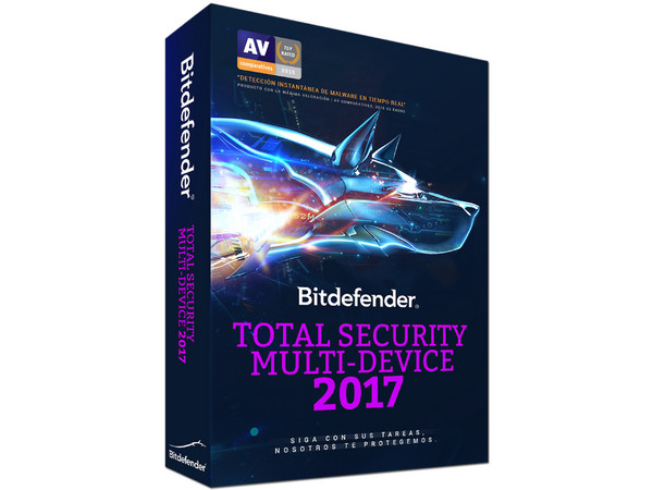 Bitdefender Total Security Multi-Device 2017, 2 años (1 PC).