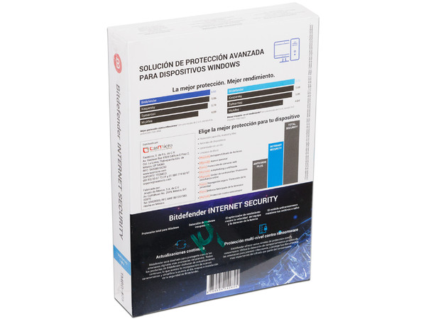 Bitdefender Internet Security 2018, 1 Dispositivo, 1 Año.