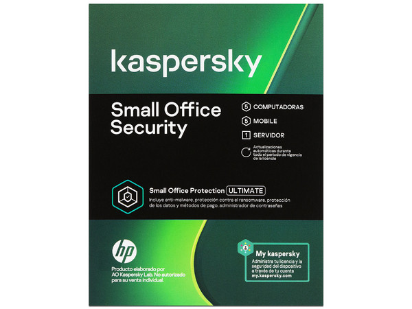 Kaspersky Small Office Security, Descarga Digital ESD, 5 Usuarios, 5 Mobile, 1 File Server, 3 Años.