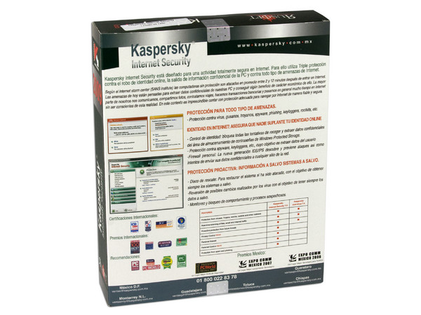Kaspersky Internet Security 2009 para 1 Usuario