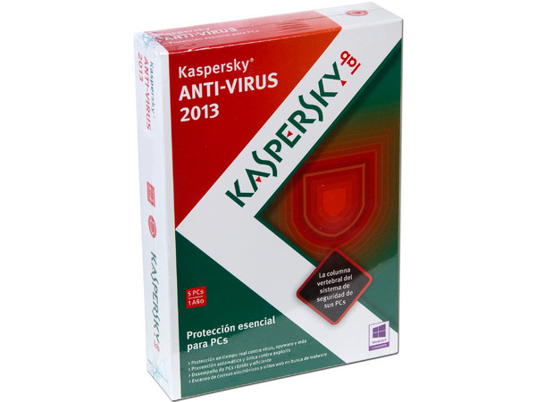 Kaspersky Antivirus 2013 (5 PCs)
