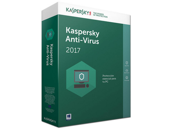 Kaspersky Anti-Virus 2017, 1 PC, 1 Año.