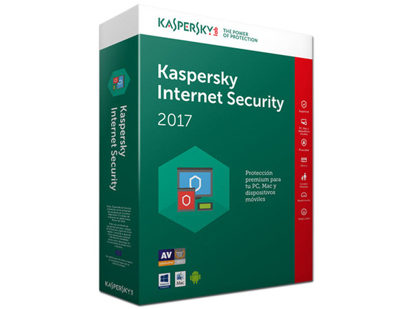 Kaspersky Internet Security Multidispositivos 2017, 1 Dispositivo, 1 Año, Licencia de Renovación.