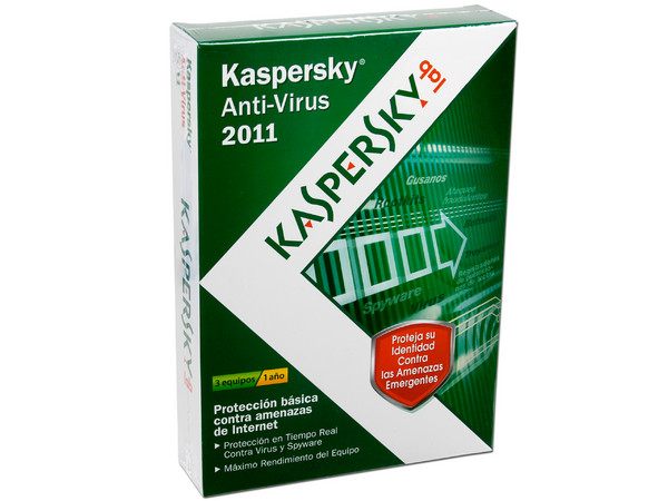 Kaspersky Anti-Virus 2011 para 3 Usuarios