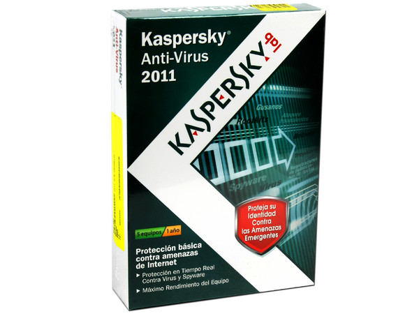 Kaspersky Anti-Virus 2011 para 5 Usuarios