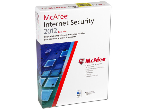 McAfee Internet Security 2012 para Mac (1 Computadora)