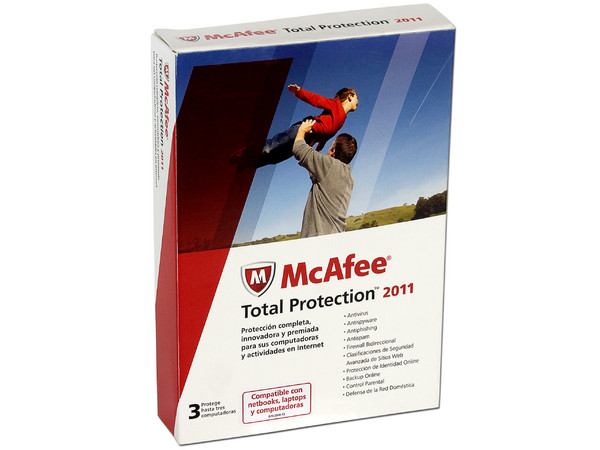 McAfee Total Protection 2011 hasta 3 Computadoras