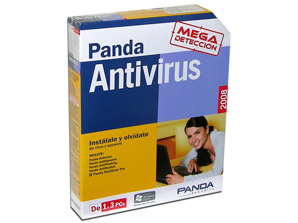 Panda Antivirus 2008 MEGA Detección en Español, hasta 3 PCs