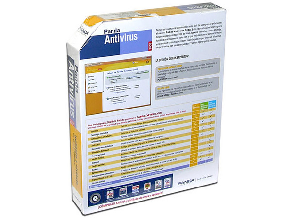 Panda Antivirus 2008 MEGA Detección en Español, hasta 3 PCs