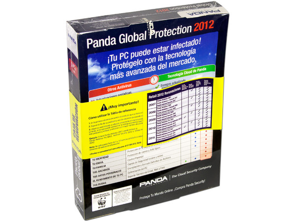 Panda Global Protection 2012 Español (3PCs) Caja de Renovación (Exclusivo para usuarios que ya cuentan con versiones anteriores registradas)