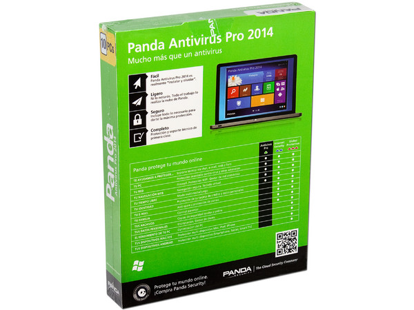 Panda Antivirus Pro 2014, 10 PCs 1 Año.