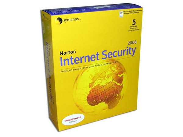 Norton Internet Security 2006 en Español para 5 usuarios