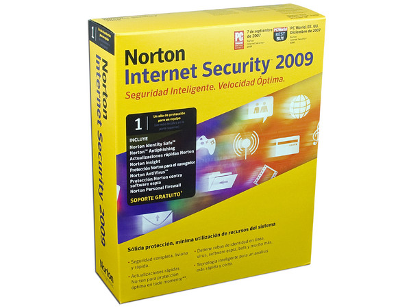 Norton Internet Security 2009 para 1 usuario