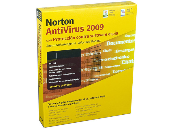 Norton AntiVirus 2009 para 3 usuarios