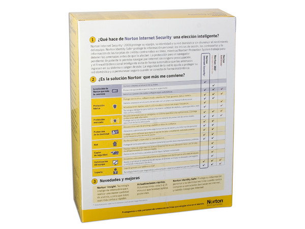 Norton Internet Security 2009 para 3 usuarios