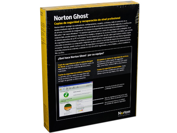 Norton Ghost Versión 15.0 para 1 equipo