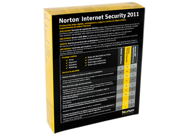 Norton Internet Security 2011 Español (1 Usuario)