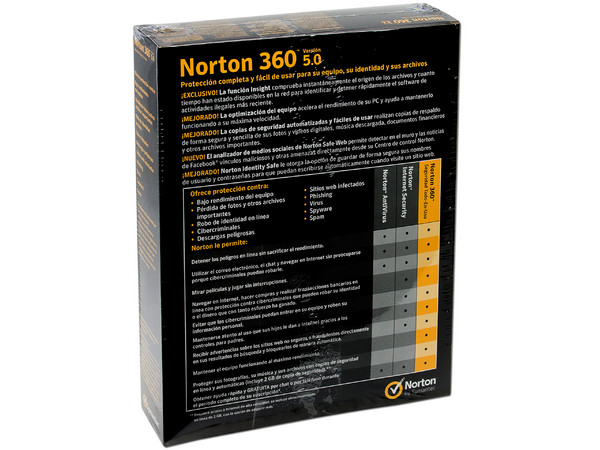 Norton 360 Versión 5.0 hasta 3 equipos