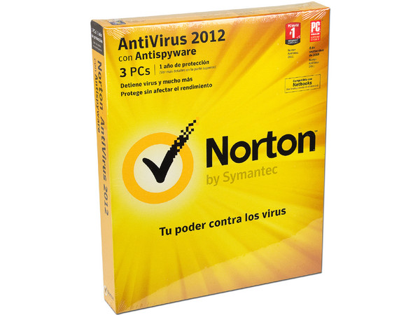Norton AntiVirus 2012 con Antispyware Español (3 PCs)