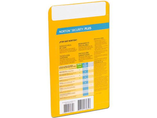 Norton Security Plus Antivirus 2017 para 1 usuario, 3 dispositivos, (1 año).
