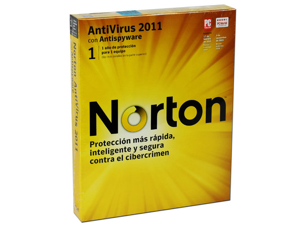 Norton AntiVirus 2011 con Antispyware Español (1 Usuario)