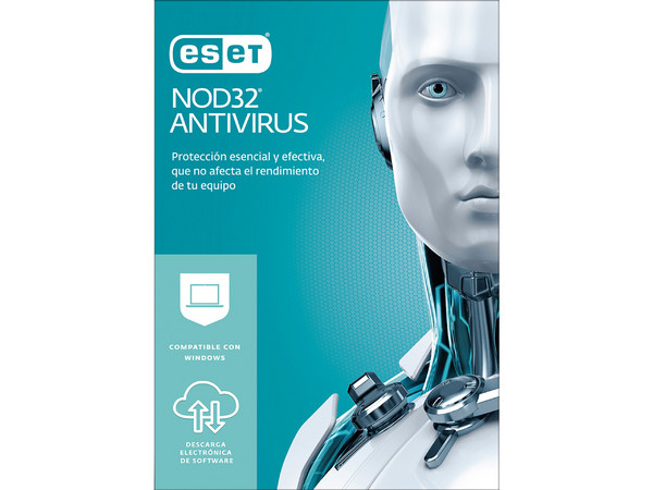 ESET Antivirus NOD32, 4 Usuarios, 1 Año, Descarga ESD. (Digital)