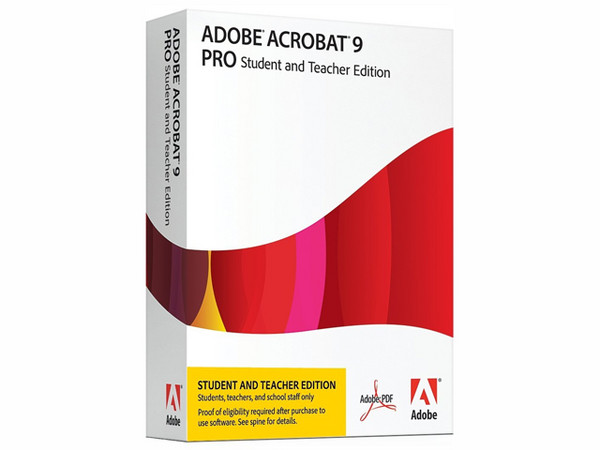 Acrobat Professional 9 Student & Teacher Edition en Inglés para Windows