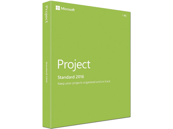 Microsoft Project Standard 2016 (32-64 Bits), DVD, versión en inglés.