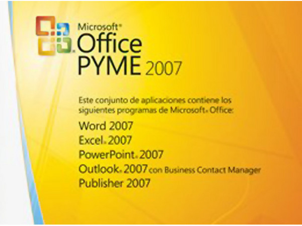 Microsoft Office PYME (Small Business) 2007 en Español versión OEM. Paquete con 3 Licencias. (Venta disponible solo en equipos nuevos Preinstalado)