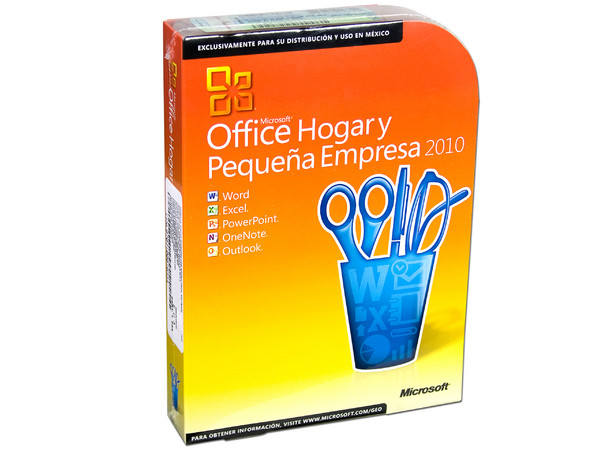  Microsoft Office Hogar y Pequeña Empresa 2010 en Español, DVD