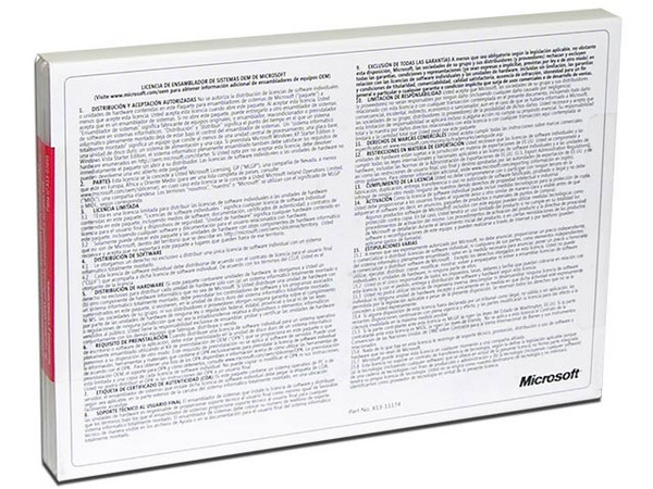 Microsoft Windows Vista Business en Español, DVD, Paquete con 3 Licencias (OEM)