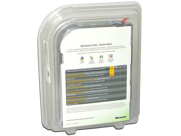 Actualización Microsoft Windows Vista Home Basic (DVD) para Windows 2000 Professional o Windows XP
