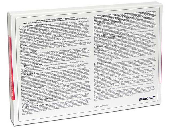 Microsoft Windows Vista Ultimate (64 Bits) en Español, DVD (OEM)