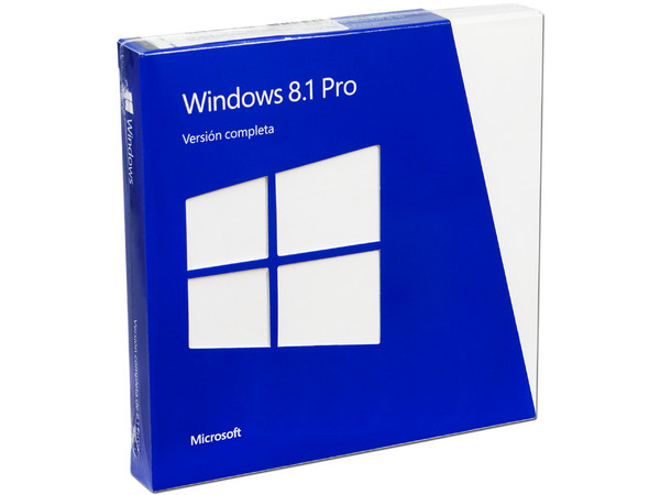 Microsoft Windows 8.1 Pro 32bits/64bits en Español.