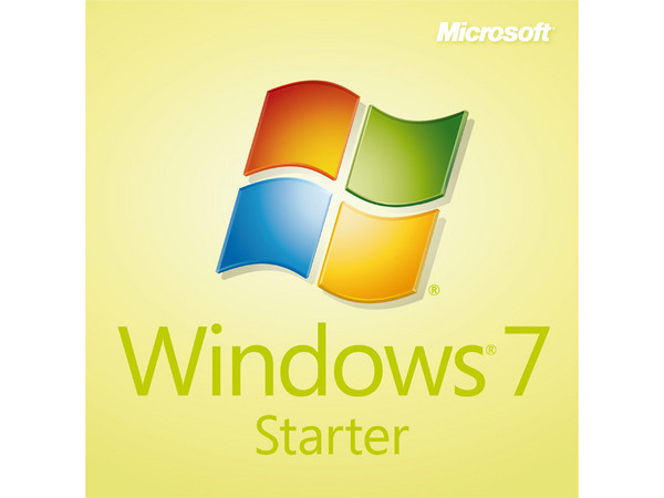 Microsoft Windows 7 Starter (32bits) en Español, DVD OEM. Exclusivo a la venta en equipos nuevos 