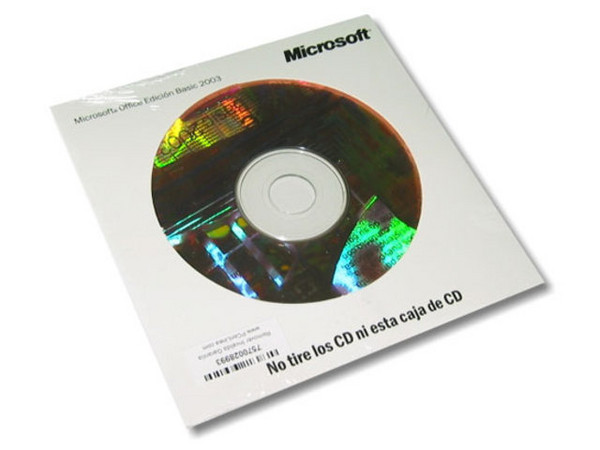 Microsoft Office Basic 2003 en Español. Version OEM (Venta solo con computadoras).