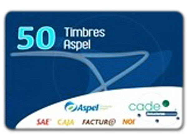 NA - Timbres Aspel sellado CFDI con 50 Timbres.