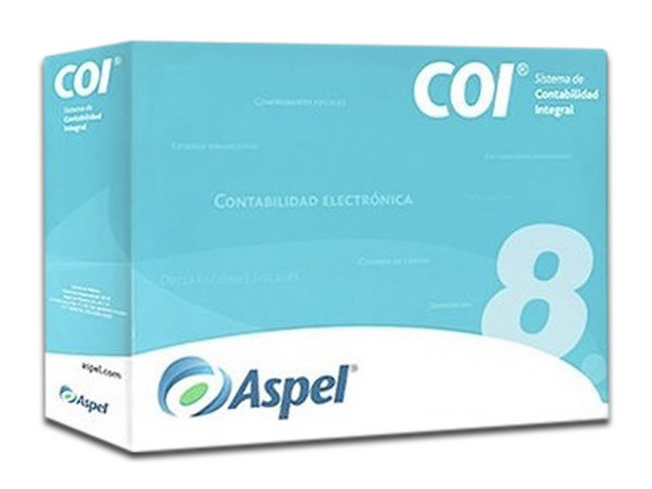 Sistema de Contabilidad Integral Aspel COI 8.0. (Actualización de 1 Usuario, 99 empresas)