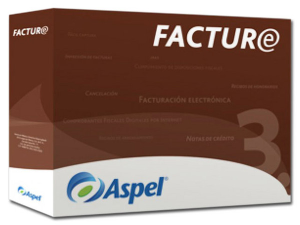 Sistema de Facturación Electrónica ASPEL-Facture 3.0 (Paquete Base, 1 usuario).