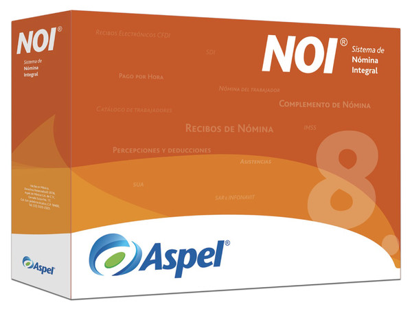 Sistema de Nomina Integral Aspel NOI 8.0 (Actualización de 1 Usuario)